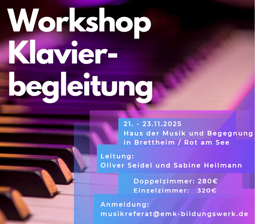 Workshop Klavierbegleitung 
