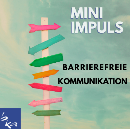 Barrierefreie Kommunikation